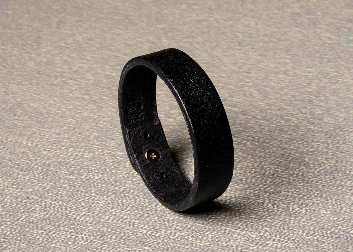 Handcrafted Black Genuine Leather Wrap Bracelet