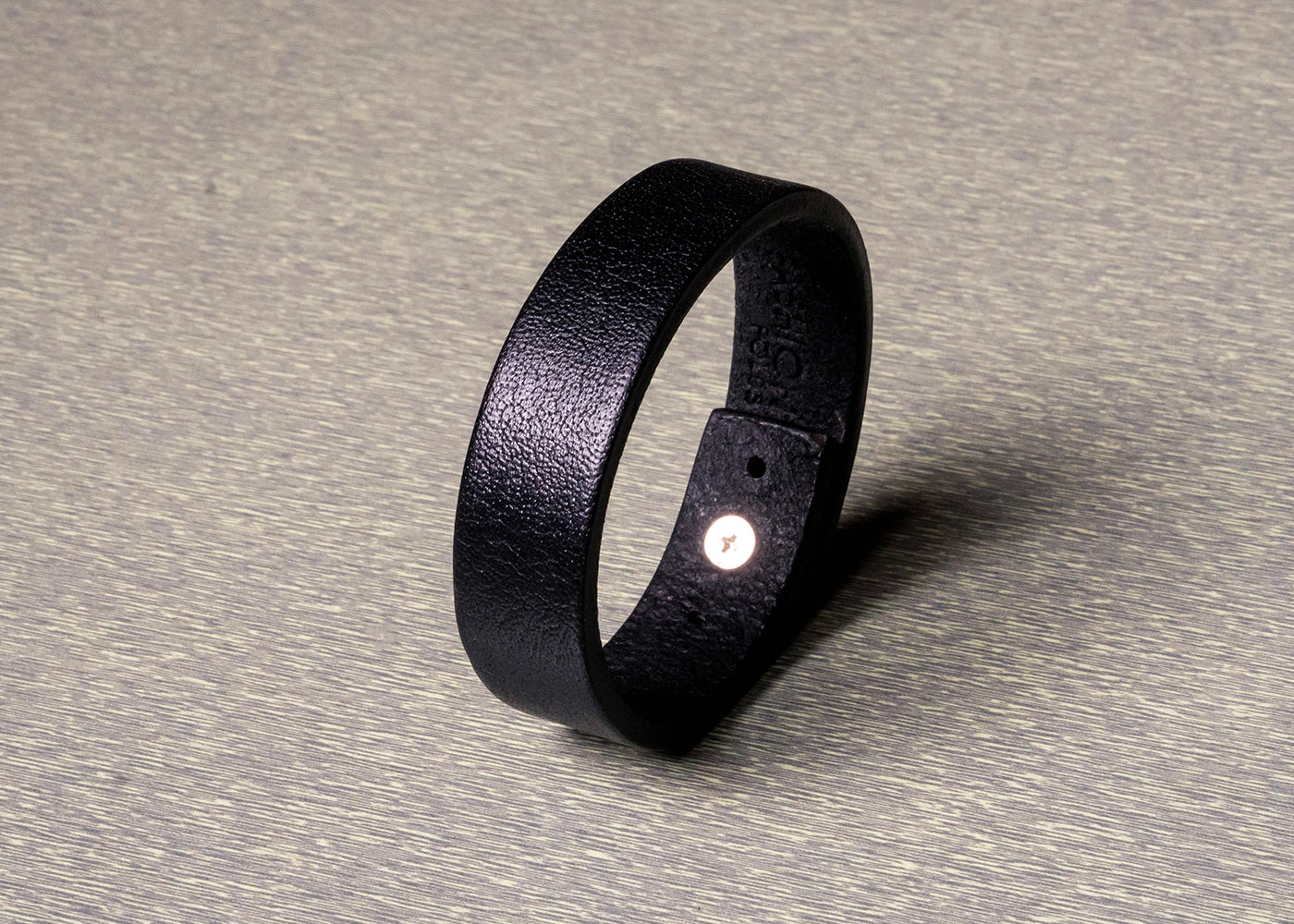 Handcrafted Black Genuine Leather Wrap Bracelet