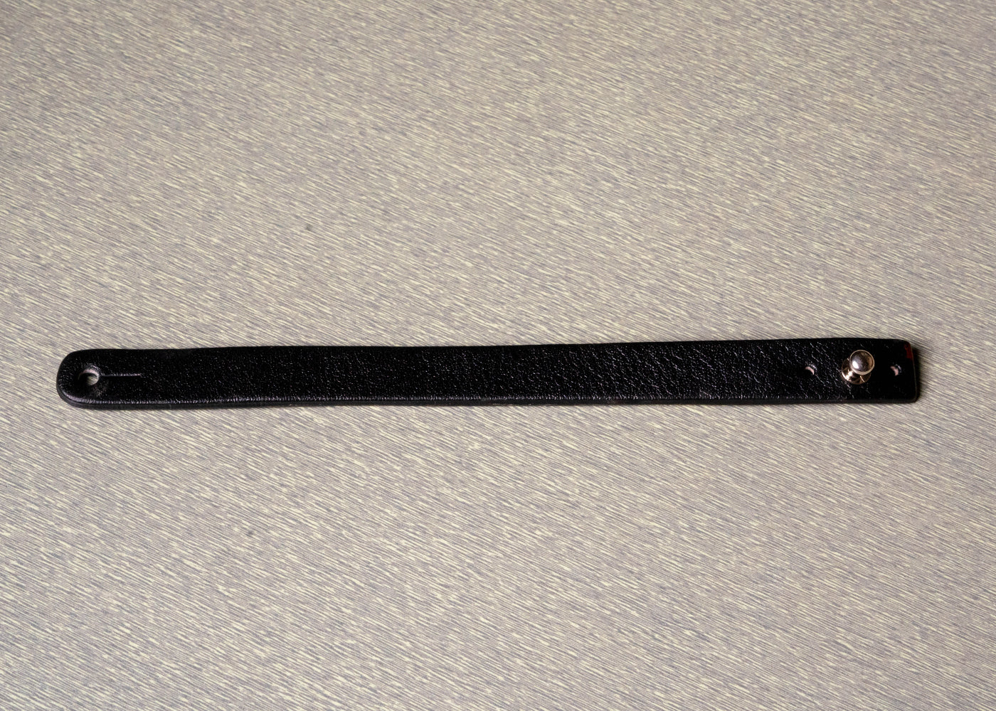 Handcrafted Black Genuine Leather Wrap Bracelet