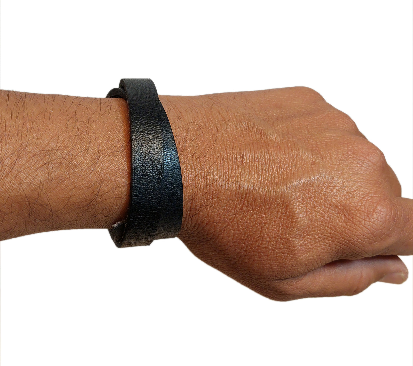 Handcrafted Brown Genuine Leather Wrap Bracelet