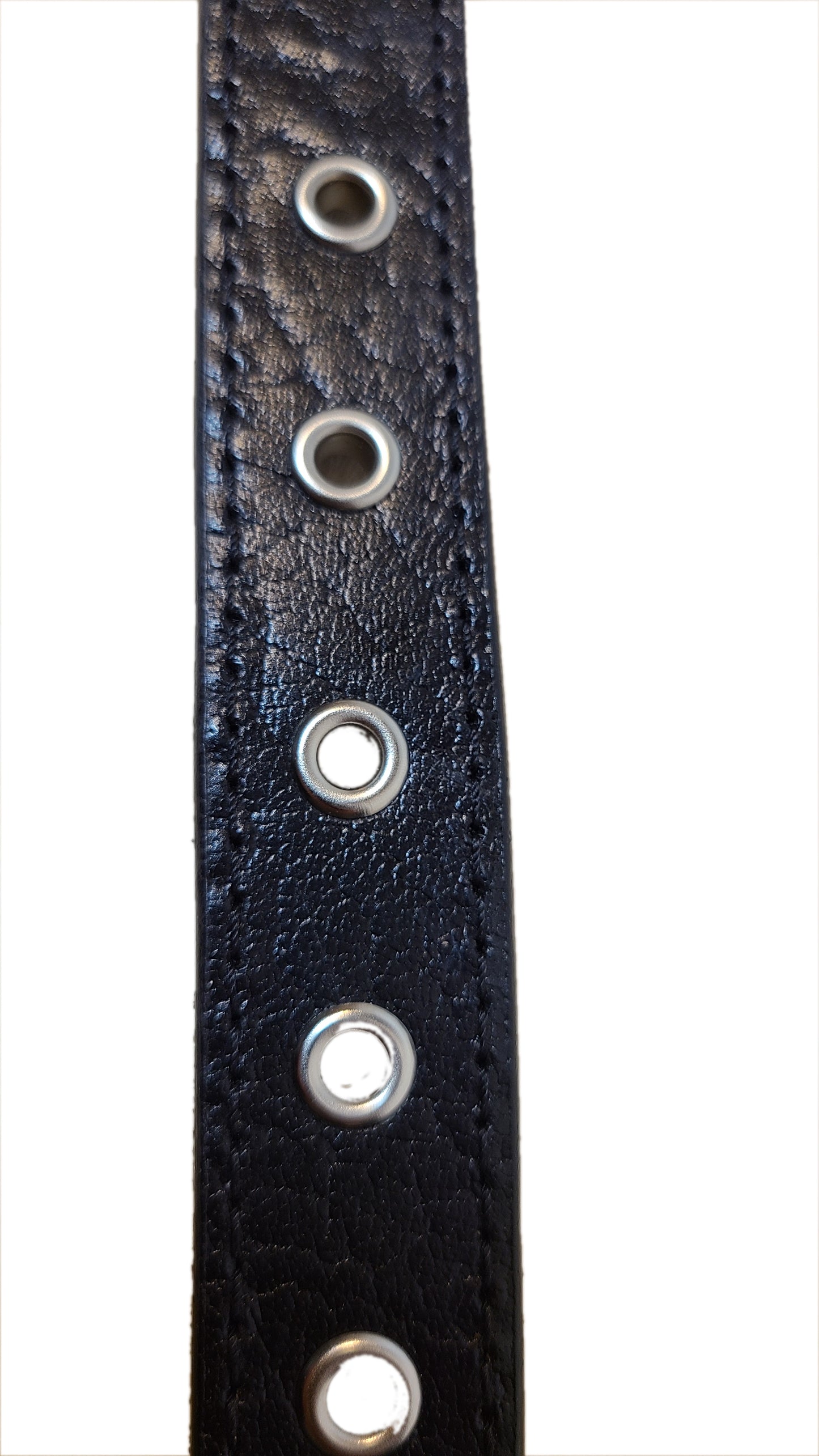 Genuine Leather Dog Collar - Steel rivet