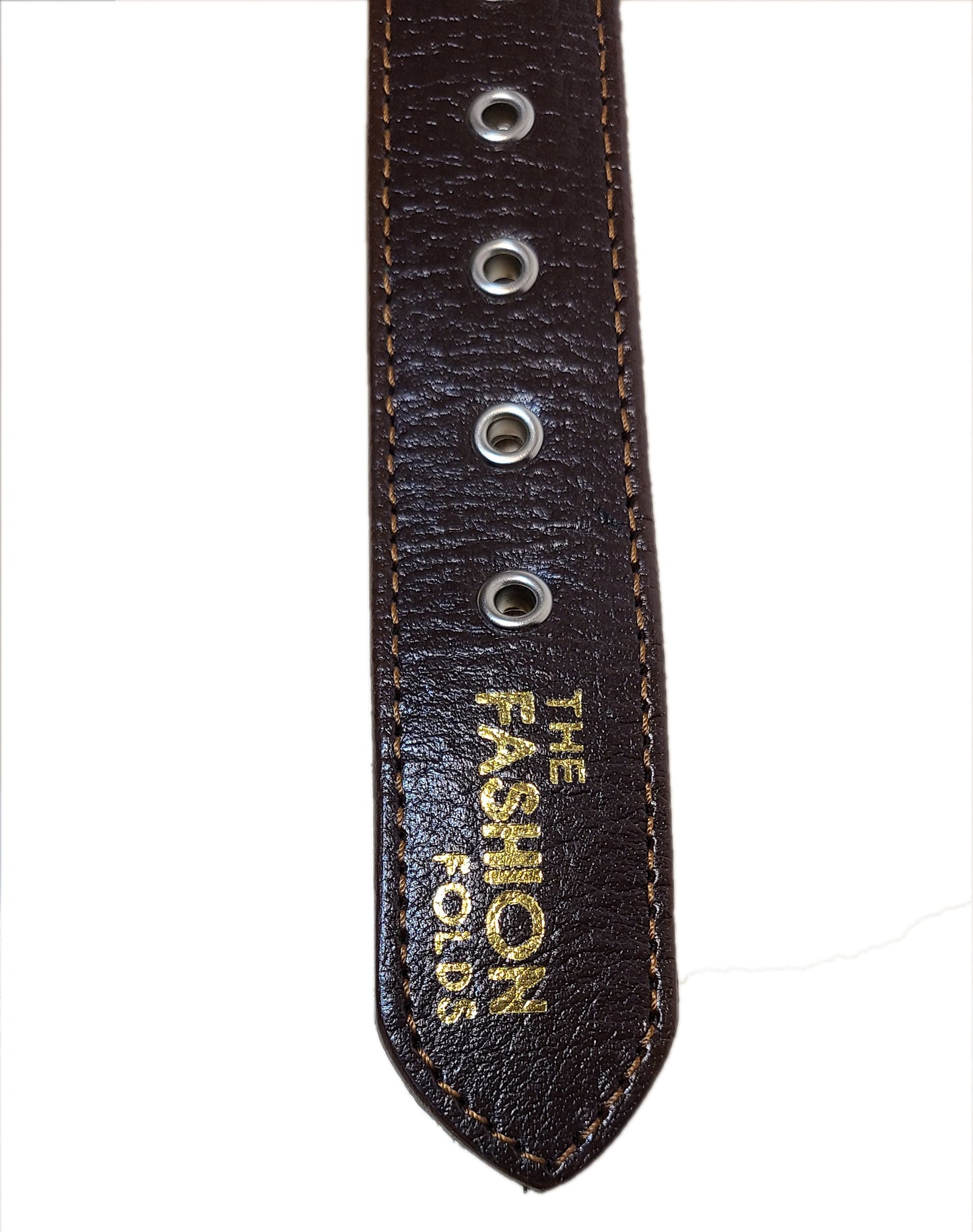 Leather Dog Collar - Steel rivet