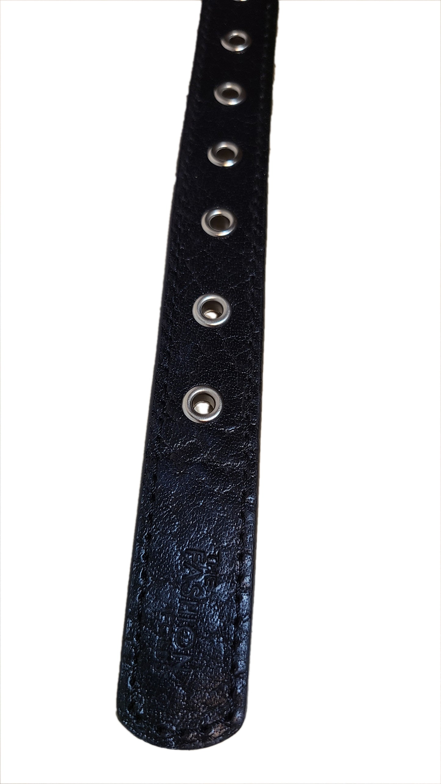 Genuine Leather Dog Collar - Steel rivet