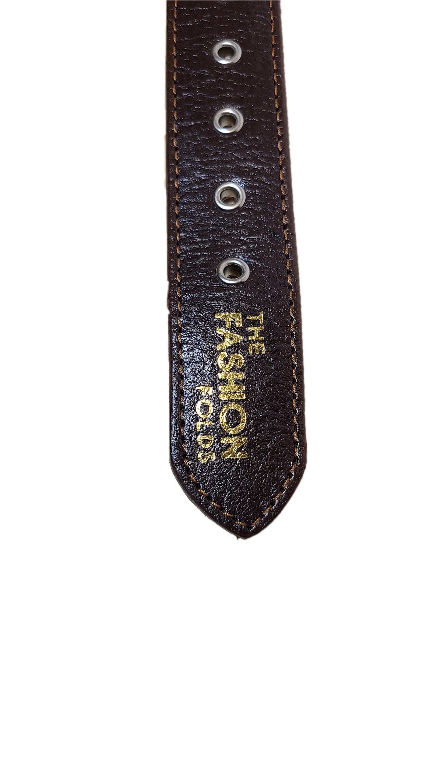 Leather Dog Collar - Steel rivet