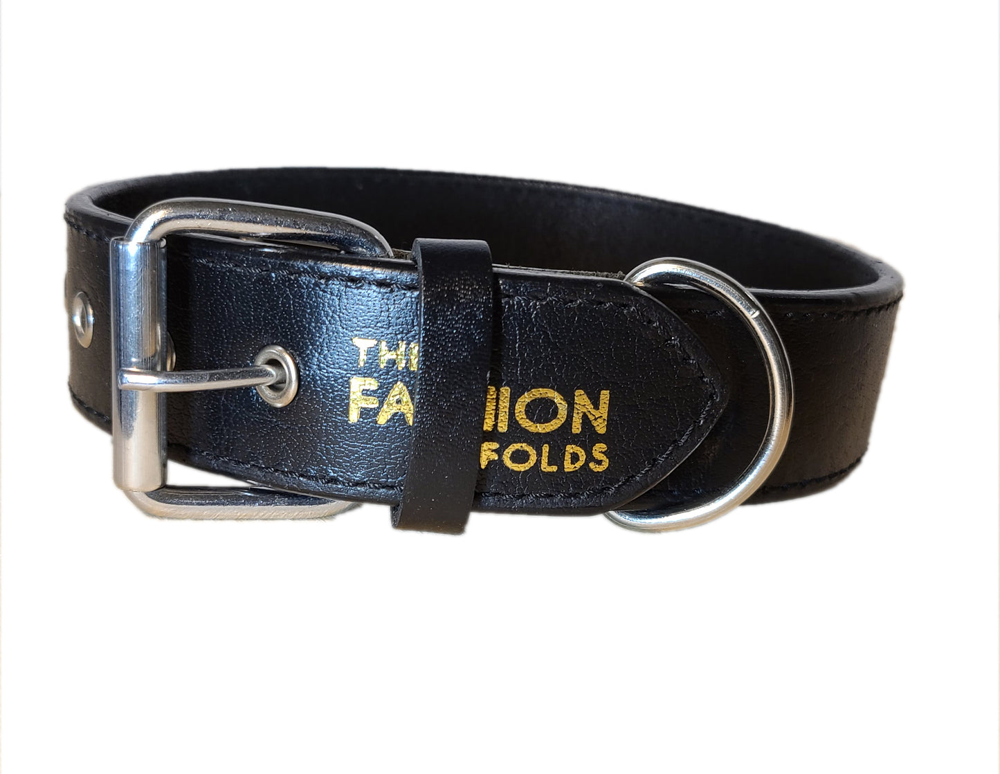 Leather Dog Collar - Steel rivet