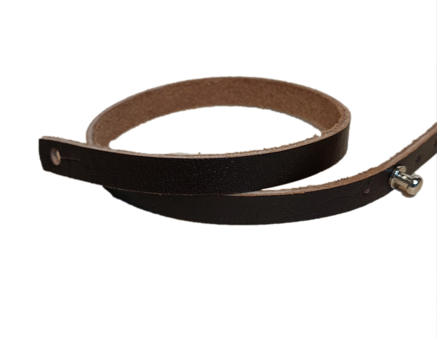 Handcrafted Brown Genuine Leather Wrap Bracelet