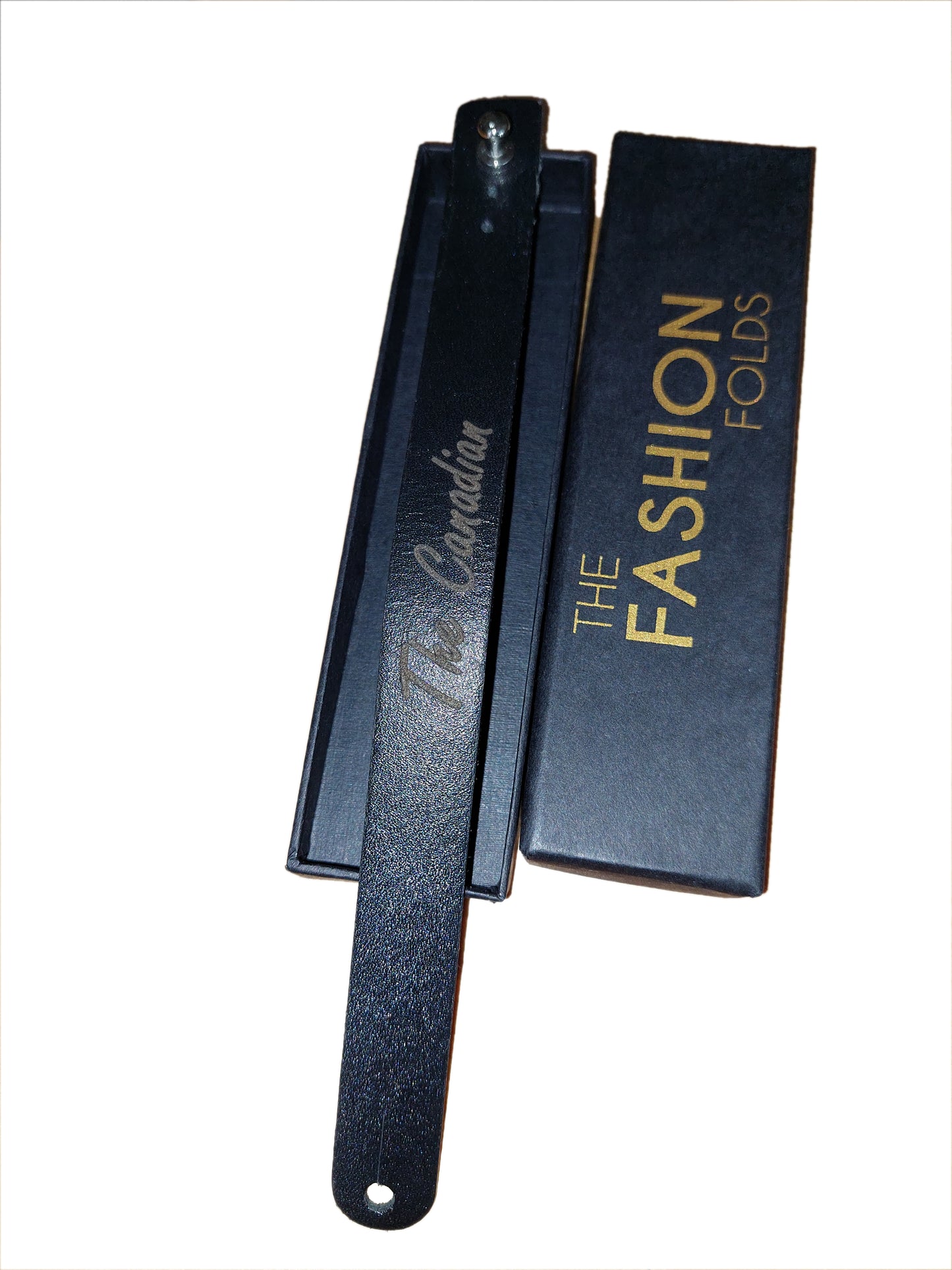 Handcrafted Black Engraved  Leather Bracelet