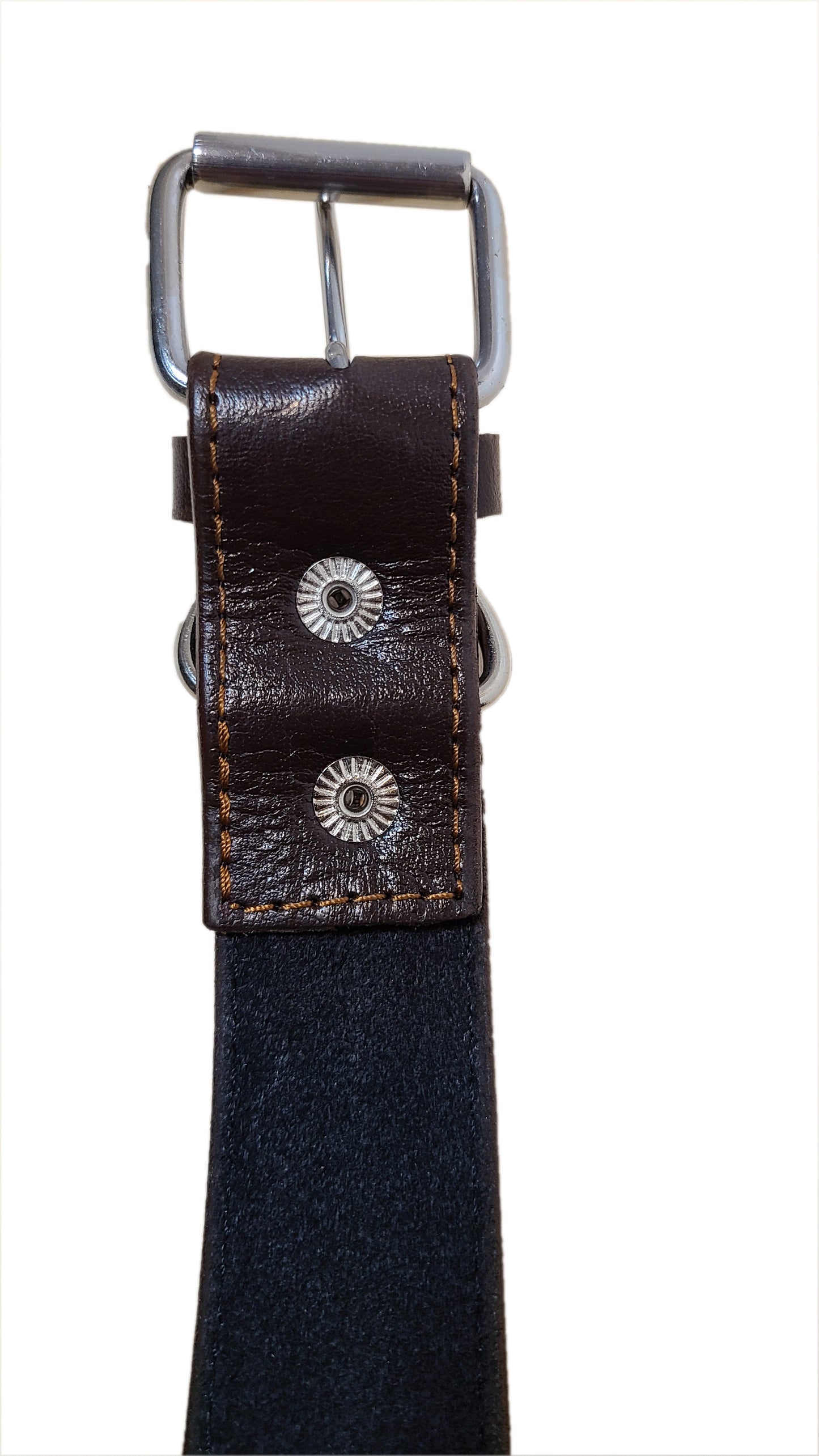 Leather Dog Collar, Genuine Leather Dog Collar, Collar with Steel rivet, Dog Collar with Strong Solid Buckle, Strong and Durable Collar